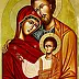 Malwina Wójcik - The Holy Family - painted on the basis of a 20th-century icon from France