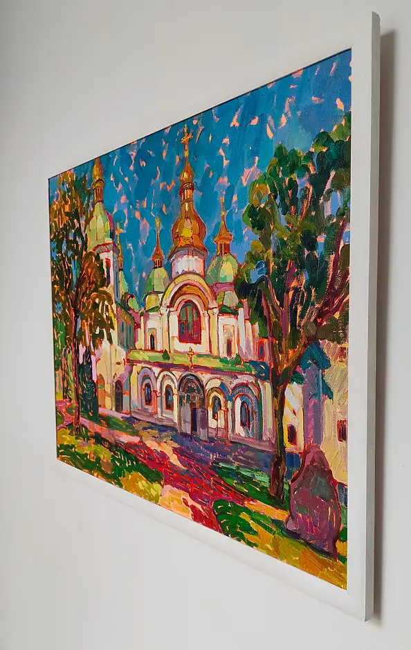 Anastasiia Kurkova, Święta Zofia Kijowska, Obraz olejny - płótno, 80 x 60