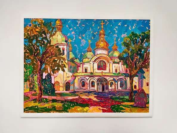 Anastasiia Kurkova, Święta Zofia Kijowska, Obraz olejny - płótno, 80 x 60