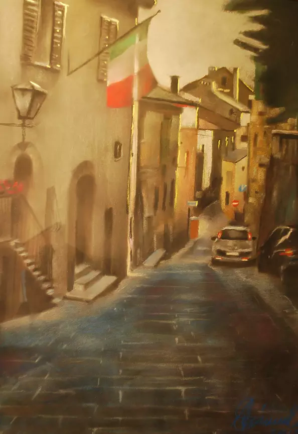 Andrzej Siewierski - Swięto w Toskani-Sienna