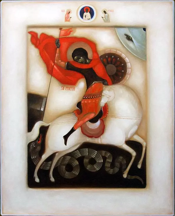 Greta Maria Leśko - St. George the dragon (in klejmach group Deesis)