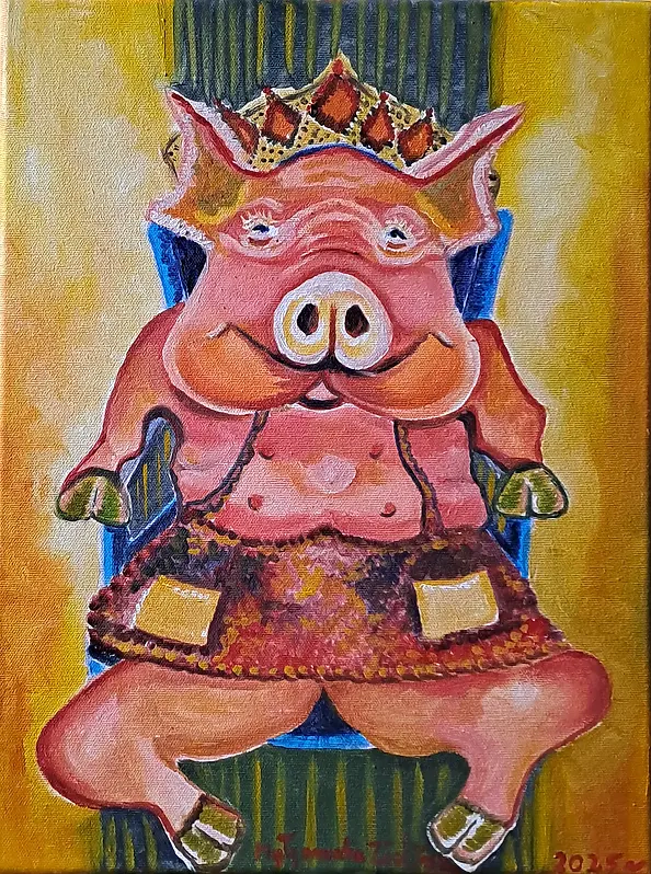 Małgorzata Zielińska - Everyone sees what a pig is like.