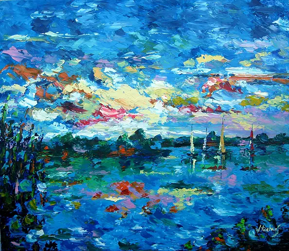 Jerzy Stachura - Świt nad Jeziorakiem