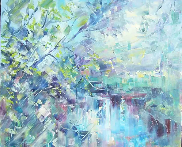 Kazimierz Komarnicki - Świt nad rzeką II