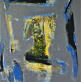 Piotr Kukla Qkla, "Schachmatt", Ölbild - tafel, 70 x 100