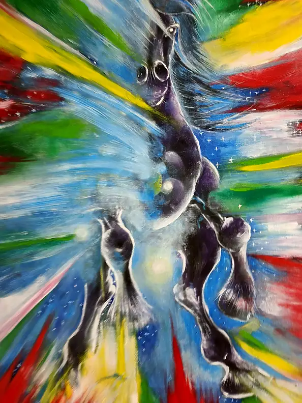 Anna Zarzycka, Szał III, Obraz olejny - , 49 x 70