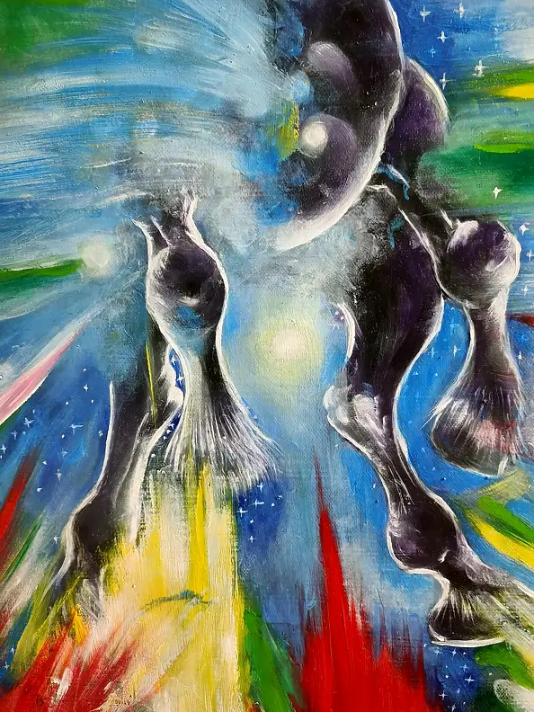 Anna Zarzycka, Szał III, Obraz olejny - , 49 x 70