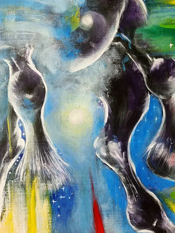 Anna Zarzycka, Szał III, Obraz olejny - , 49 x 70