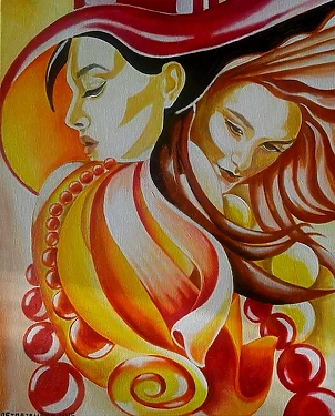 Iwona Ostaszewska - Shawl and beads