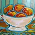 Jolanta Danys - шаль с персиками