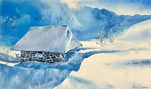 Michał Suffczyński - A hut in the Valley of Five Ponds