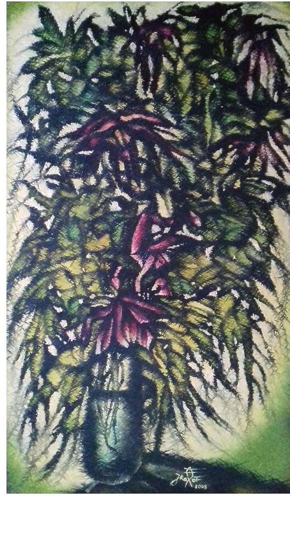 Rafał Jarosz - Bouquet hollyhocks