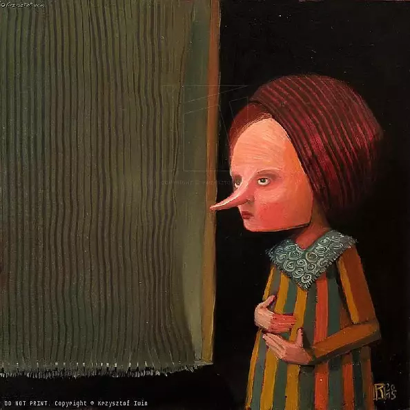 Krzysztof Iwin - a gray curtain