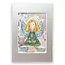 Anna Skowronek - Happy angel, watercolor, hand painted picture