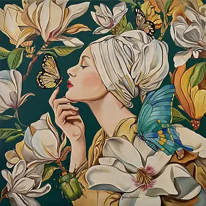 Joanna Szumska - Whispers in the Emerald Garden