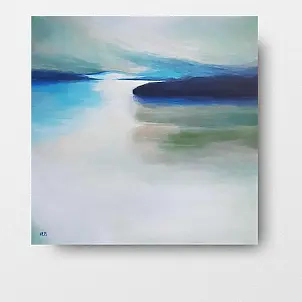   - Wide Waters - acrylic painting 60/60 cm