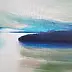 Paulina Lebida - Wide Waters - acrylic painting 60/60 cm