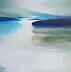 Paulina Lebida - Wide Waters - acrylic painting 60/60 cm