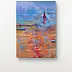 Ewa Mościszko, Scarlet Sail, Acrylic painting - canvas, 70 x 100