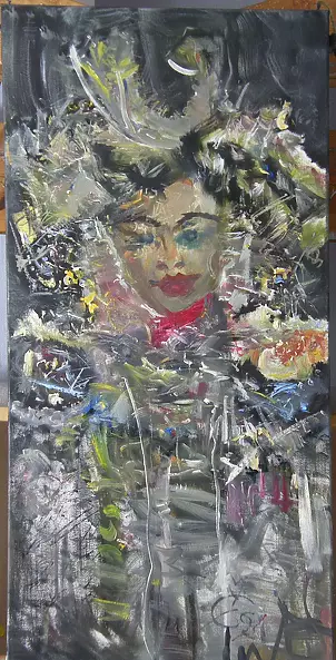 Eryk Maler - Sketch - Female H, 2021