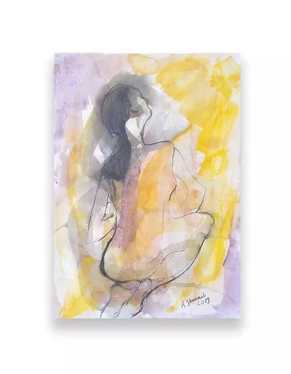 Anna Skowronek - Sketch of a girl