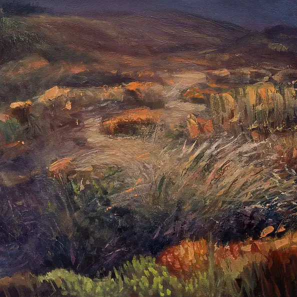 Wojciech Pater, Szlak Te Araroa na Południowej Wyspie, Obraz olejny - płótno, 60 x 80