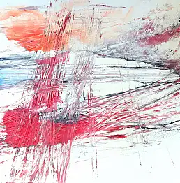 Sylwia Błażej-Sosnowska, Sturm, Acrylgemälde - Leinwand, 60 x 50