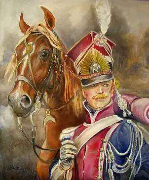   - Szwoleżer with a horse