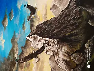   - Soaring eagles