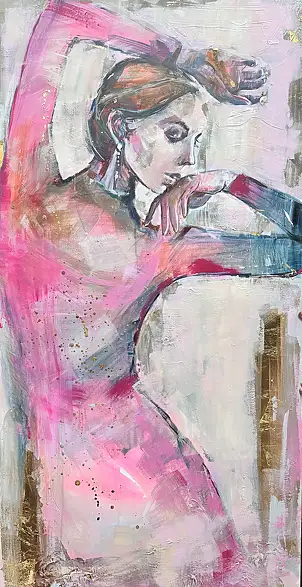 Sylwia Kalinowska, TANGO, Acrylic painting - canvas, 100 x 140