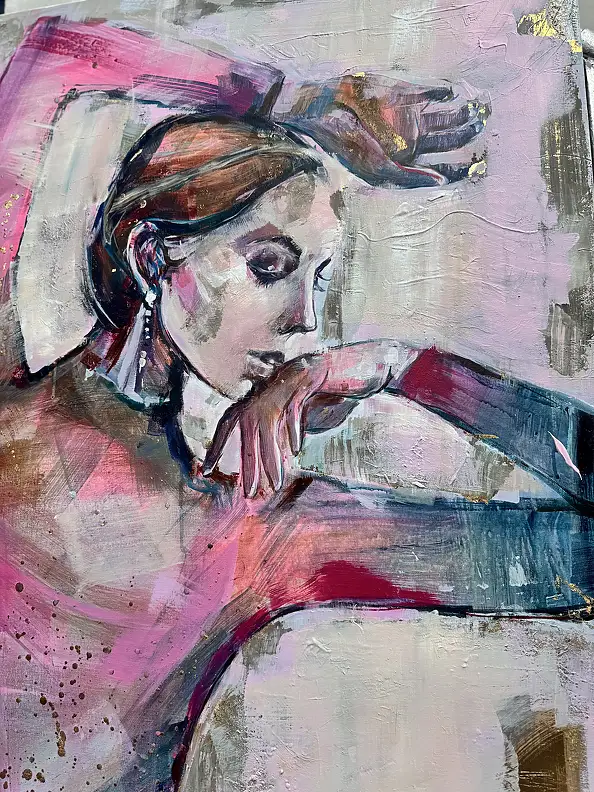 Sylwia Kalinowska, TANGO, Acrylic painting - canvas, 100 x 140