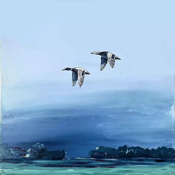 Andrzej Cybura - TWO WILD DUCKS
