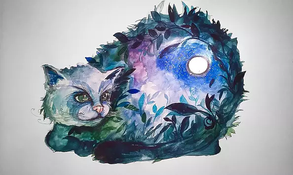 Adriana Laube - Secrets of the night cat