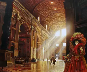 Zbigniew Kopania - A mysterious lady in the Basilica