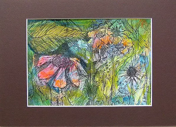 Anna Skowronek - Mysterious garden 2-colored figure