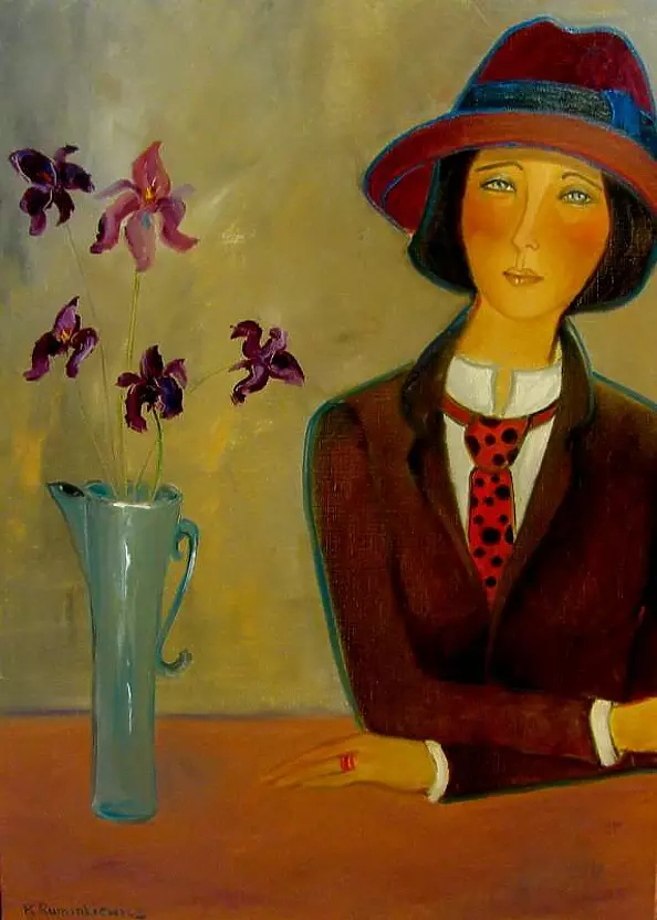 Krystyna Ruminkiewicz - This one wearing a tie