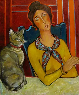 Krystyna Ruminkiewicz - This one of a cat