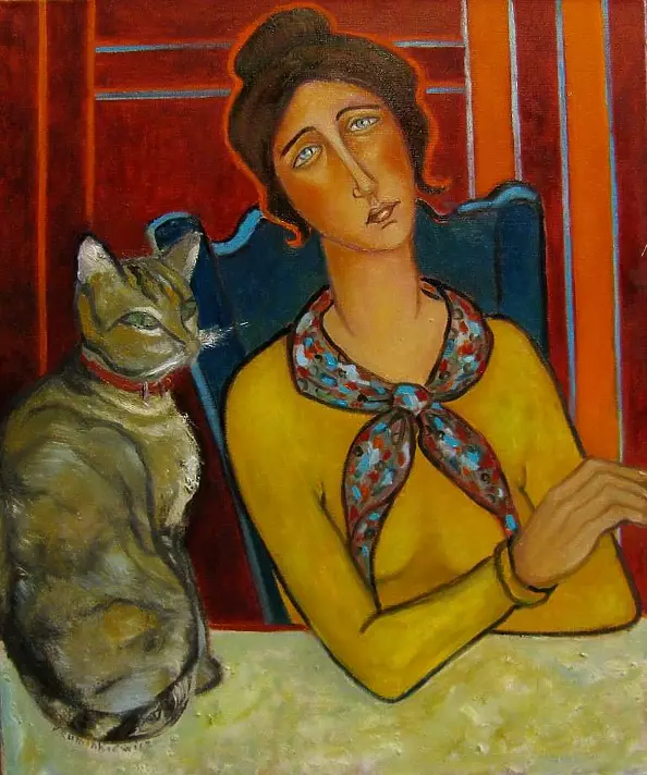 Krystyna Ruminkiewicz - This one of a cat