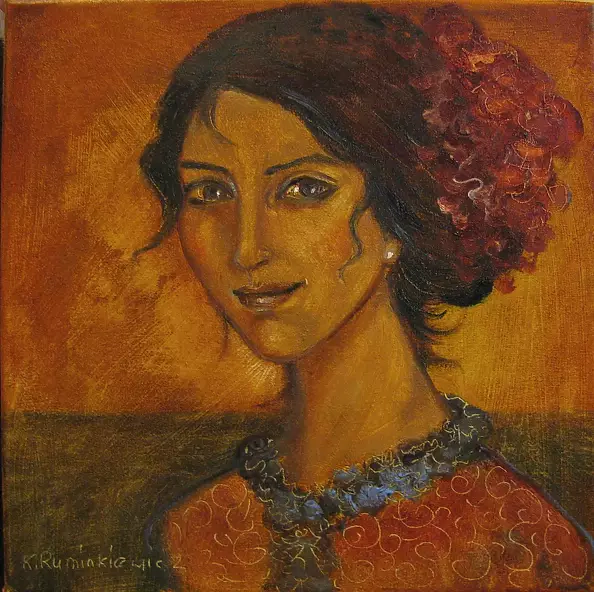 Krystyna Ruminkiewicz - One with a flower in your hair