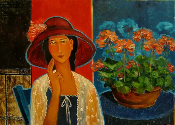Krystyna Ruminkiewicz - This one geraniums