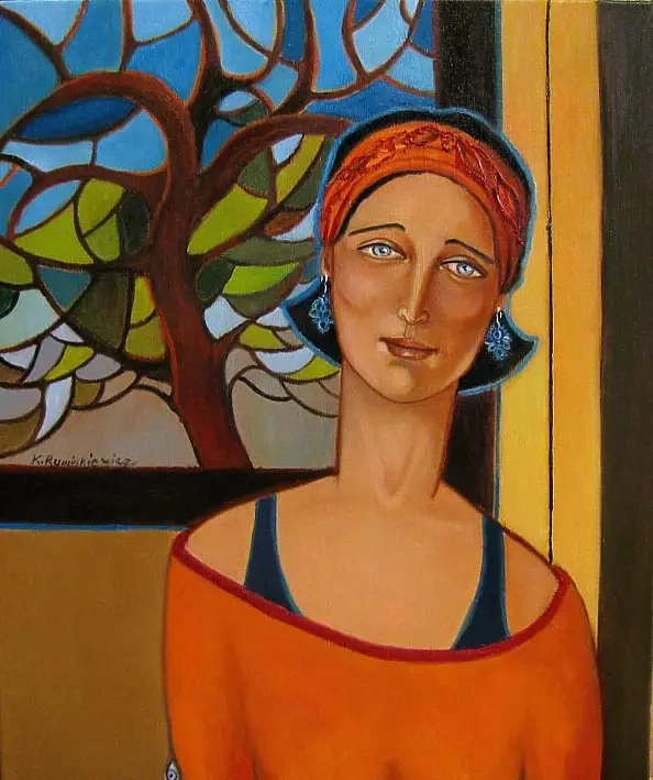 Krystyna Ruminkiewicz - This one of a pine tree in the background