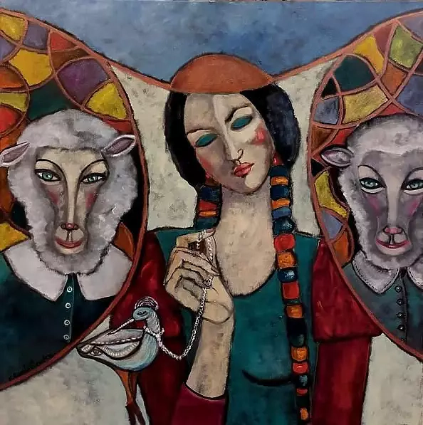 Krystyna Ruminkiewicz - Such one with his entourage.