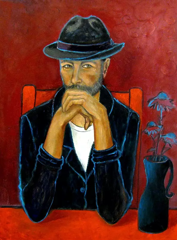 Krystyna Ruminkiewicz - One in a plush hat