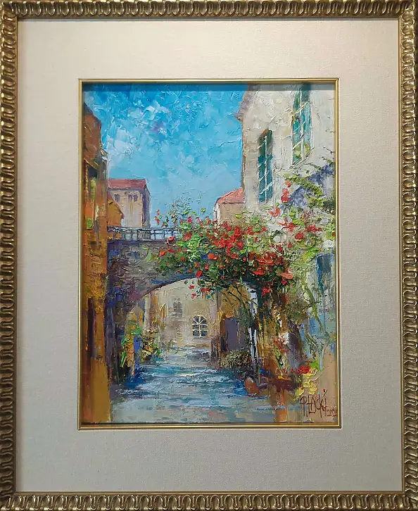 Paweł Łącki, Tam, gdzie lato nie przemija, Obraz olejny - płótno, 30 x 40