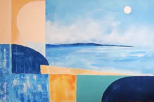 Alicja Wysocka, Tam, gdzie mieszka cisza, Obraz akrylowy, Obraz olejny, Techniki mieszane - płótno, 120 x 80