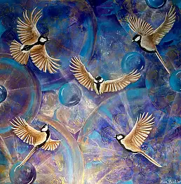 Ewa Biel, Где рождается свобода, Акрилова картина - холст, 60 x 60