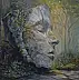 Kinga Zawidlak, Là où le silence fleurit, Glacis, Peinture à l'huile - toile, 50 x 50