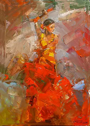 Krzysztof Tracz - Flamenco dancer