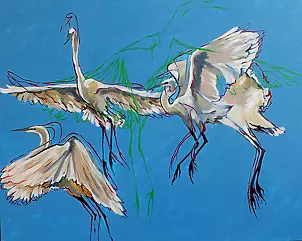   - dancing Cranes