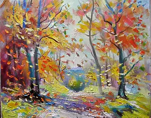 Włodzimierz Draczyński - Dancing leaves